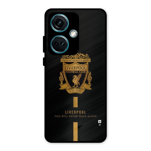 LiverPool Never Walk Alone Metal Back Case for OnePlus Nord CE 3 5G